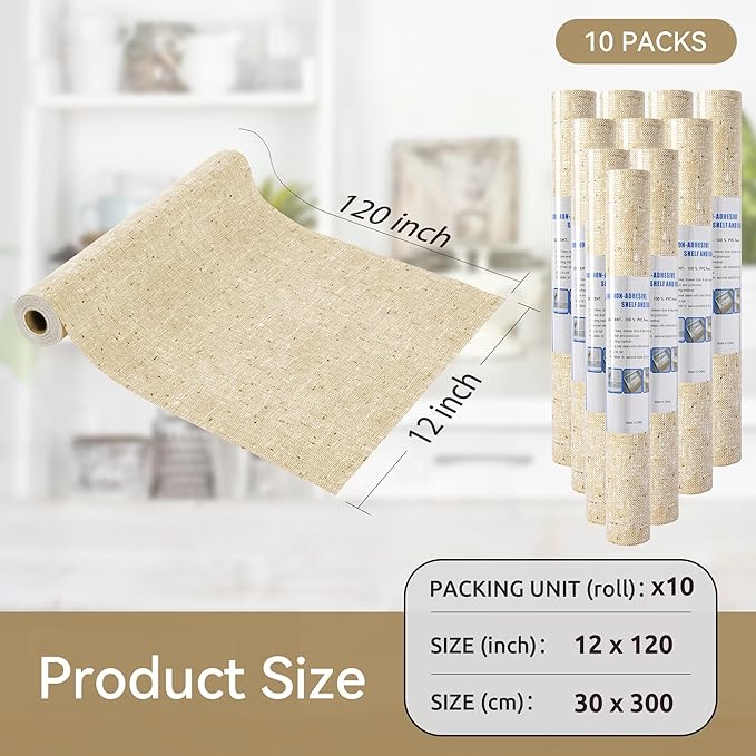 FIFTY FEET 12"x120" Non-Adhesive Shelf Liner - Image 5