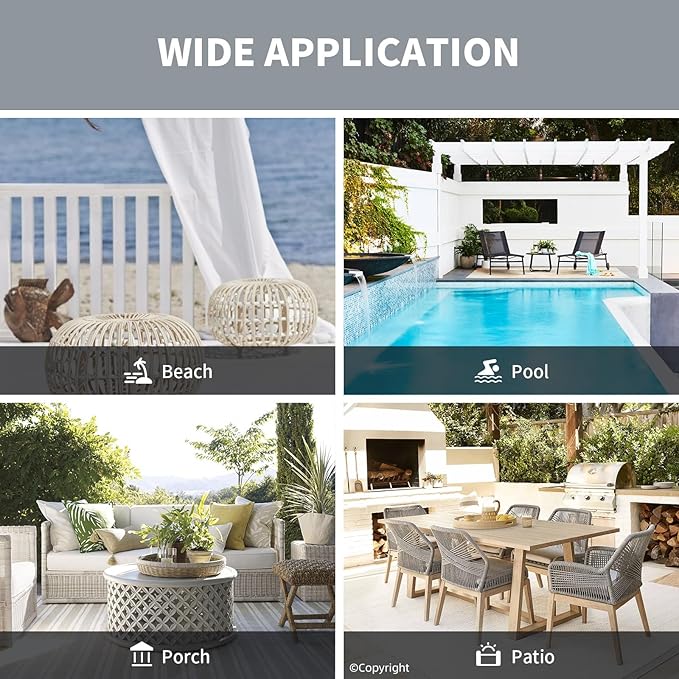 Waterproof Outdoor Curtain W105 x L108 - Image 8