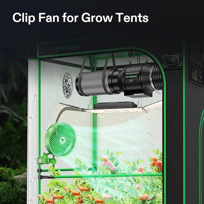 VIVOSUN 2-Pack AeroWave E6 Grow Tent Fan 6”, EC Motor, Smart Wifi Control - Image 2