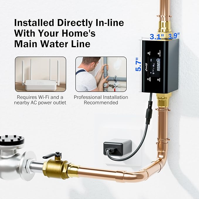 Frizzlife LP365-P 1.25-Inch Smart Water Monitor and Automatic Shutoff - Image 5