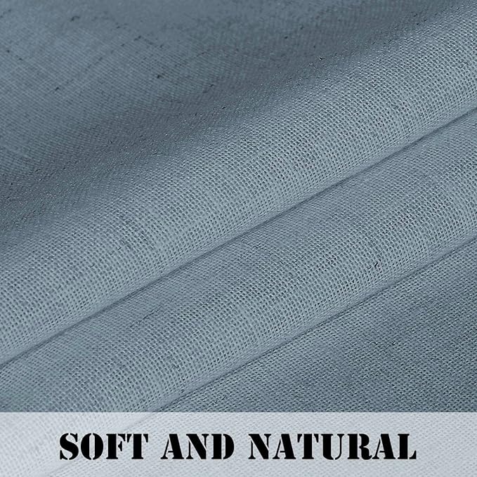 H.VERSAILTEX Light Filtering Linen Textured Curtains - Image 4