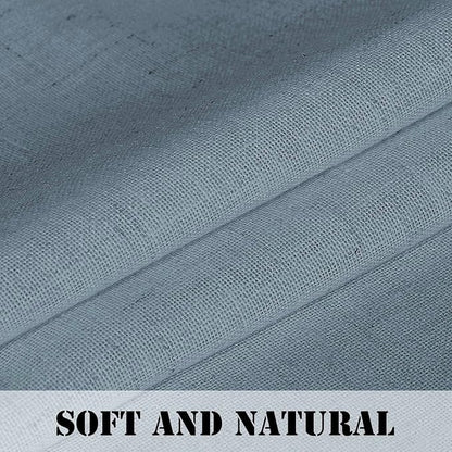 H.VERSAILTEX Light Filtering Linen Textured Curtains - Image 4