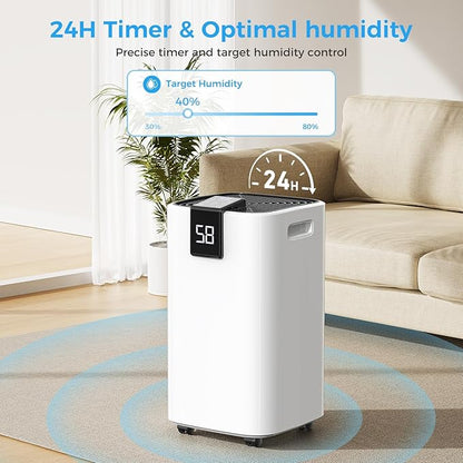 4000 sq.ft Dehumidifier for Basement, Trazico 45 Pint Dehumidifiers for Home - Image 6