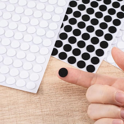 735 Pcs Small Felt Furniture Pads, Self-Adhesive EVA Foam Dot Circles, Round - Image 3