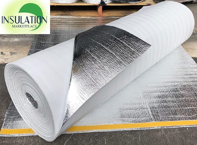 SmartSHIELD -3mm 48"x50ft Reflective Insulation roll, Foam Core Radiant Barrier - Image 4
