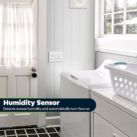TOPGREENER Humidity Sensor and Fan Control Switch, Ventilation Fan Humidity - Image 6