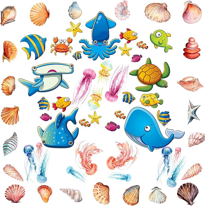 18Pack Bathtub Non Slip Stickers, Guppy Grips Bath Stickers by Unknown