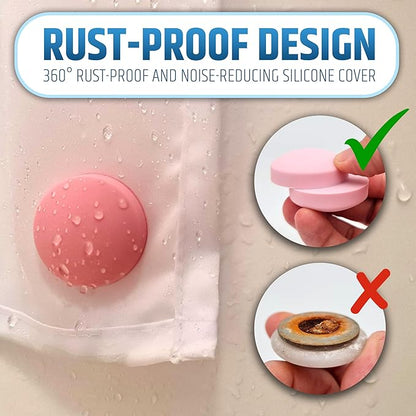 Powerful Anti-Billowing Magnetic Shower Curtain Weights - Image 4
