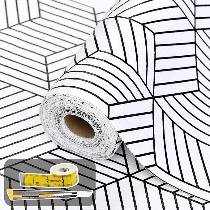 Shelf Liners for Kitchen Cabinets 12in x 30FT, Non Adhesive Cabinet Liner by Kimhan