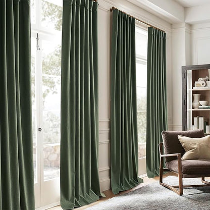 Black Out Curtains for Bedroom Aesthetic 104 Inch Windows, 105 Inches Length - Image 7