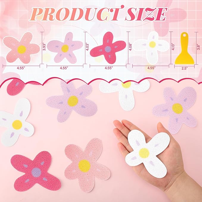 32 Pcs Cute Non Slip Bathtub Stickers - Image 2