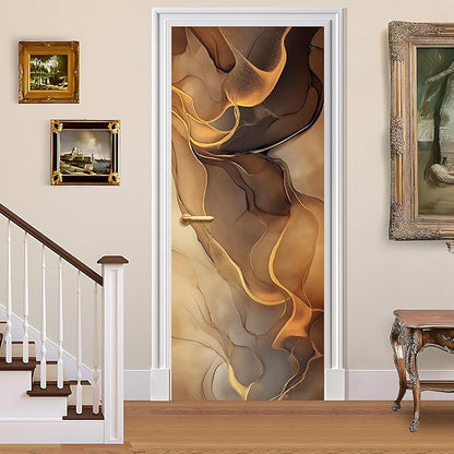 3D Door Decals Stickers, Peel Stick Wall Murals Vinyl Wallpaper Self-Adhesive by BVBOX