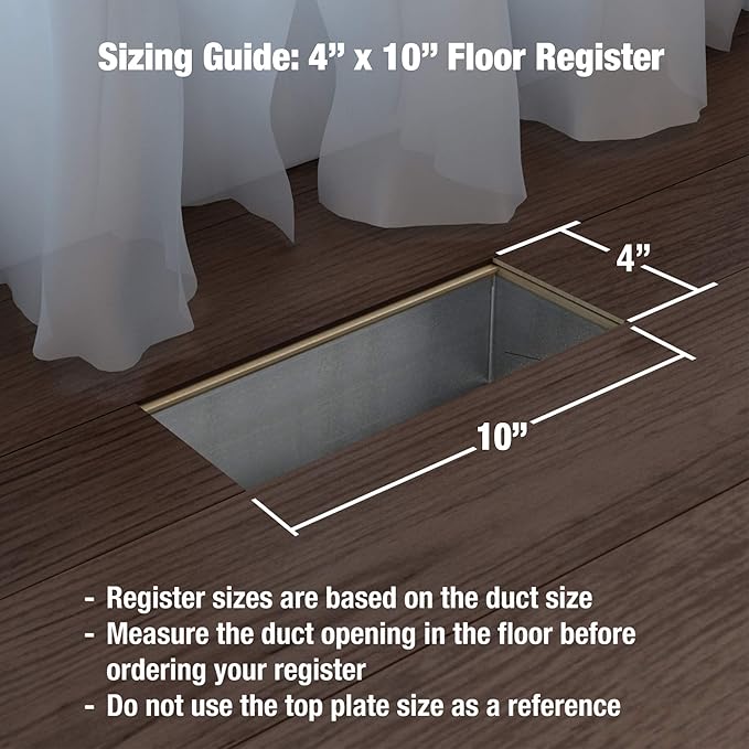 Imperial Manufacturing RG1326 4-Inch by 10-Inch Plastic Register - Image 6
