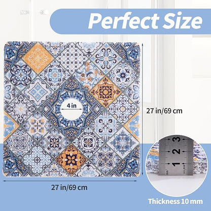 HOMBYS Square Shower Mat Non Slip 27x27 in, Shower Mat - Image 2