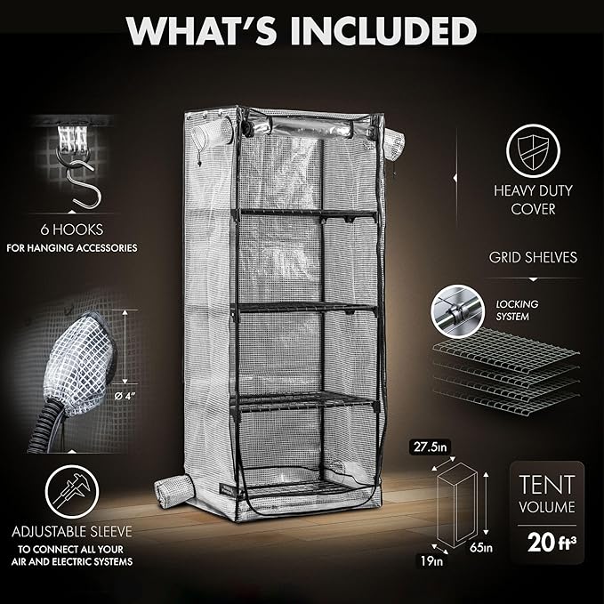 Mushroom Grow Tent, Martha Tent - Image 4