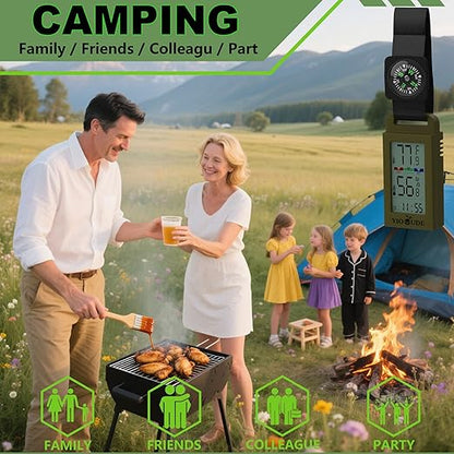 Indoor Outdoor Portable Thermometer Hygrometer - Image 5