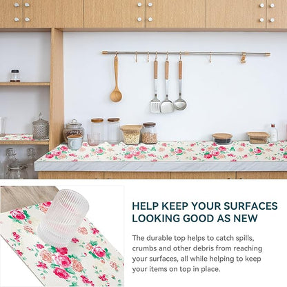12" W x 60" L Floral Drawer and Shelf Liner - Image 3
