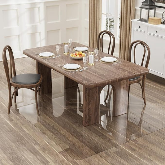 5'×7' Crystal Transparent Floor Mat by Unknown