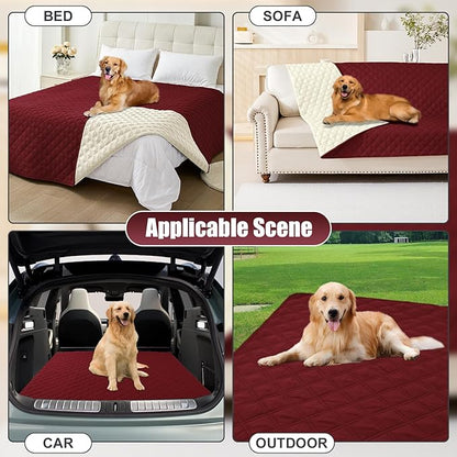 Smiry Waterproof Dog Bed Cover Pet Blanket, Soft Washable Dog Blanket - Image 7