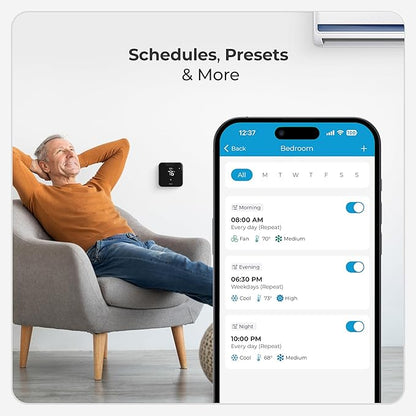 Breez Max | ENERGY STAR CERTIFIED Smart AC Controller | WiFi Thermostat - Image 6