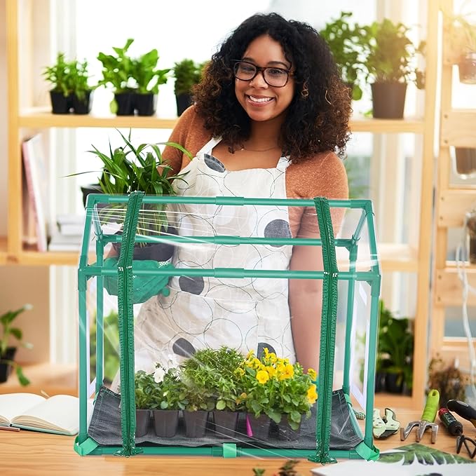 Mini Greenhouse with Potting Mat - Image 6