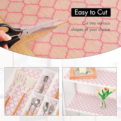 Cooyes Shelf Liner, Non Adhesive Drawer and Cabinet Liner, EVA Washable - Image 4