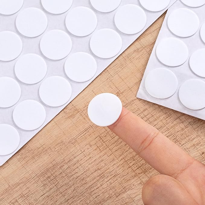 400 Pcs Small Felt Furniture Pads, Self-Adhesive EVA Foam Dot Circles, Round - Image 3