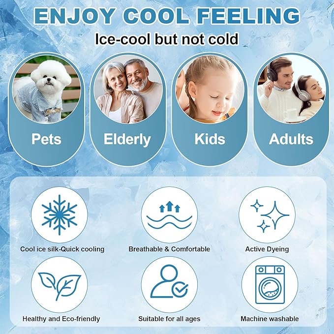 OTOB Cooling Dog Couch Cover Ice Silk Fiber, Washable & Non Slip Sofa - Image 2