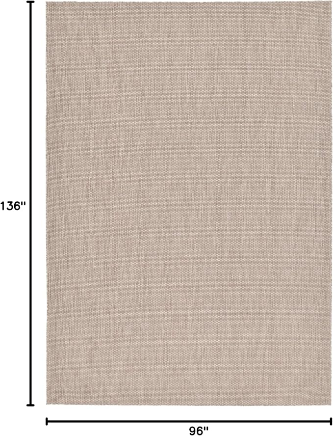 Unique Loom Collection Casual Transitional Solid Heathered Indoor/Outdoor - Image 2