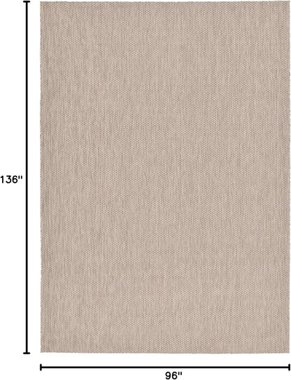 Unique Loom Collection Casual Transitional Solid Heathered Indoor/Outdoor - Image 2