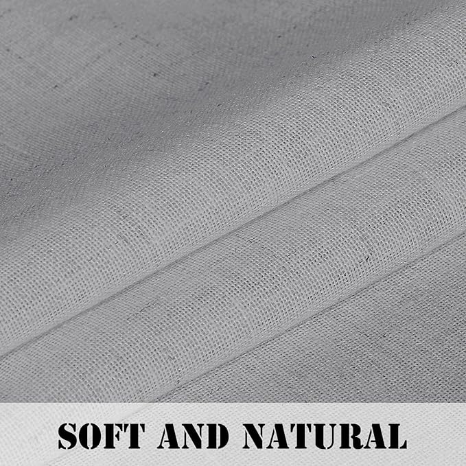 H.VERSAILTEX Light Filtering Linen Textured Curtains - Image 4