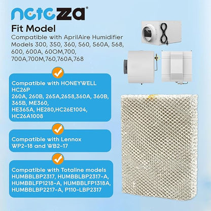 3 Pack 35 Water Panel Humidifier Replacement Filter Made of Aluminum Mesh - Image 2