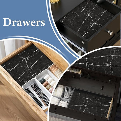 Drawer and Shelf Liner for Kitchen Cabinet: 23 in X 20 Ft Non Slip Waterproof - Image 5