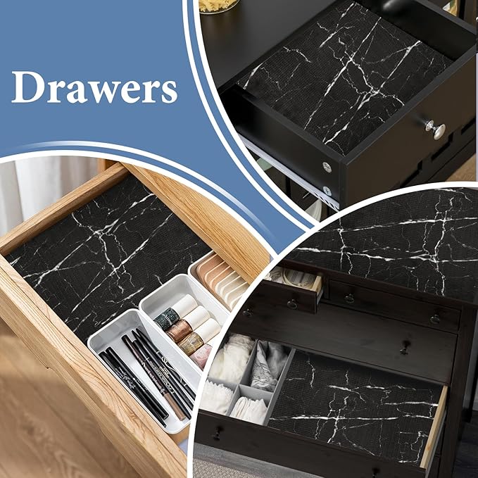 Drawer and Shelf Liner for Kitchen Cabinet: 12 in X 30 Ft Non Slip Waterproof - Image 5
