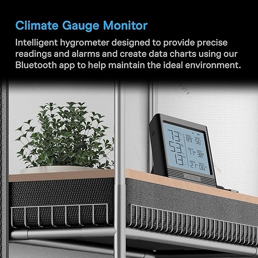 AC Infinity Temperature Humidity VPD Smart Hygrometer B1 - Image 2
