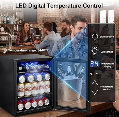 50 Can Mini Beverage Refrigerator - Image 4