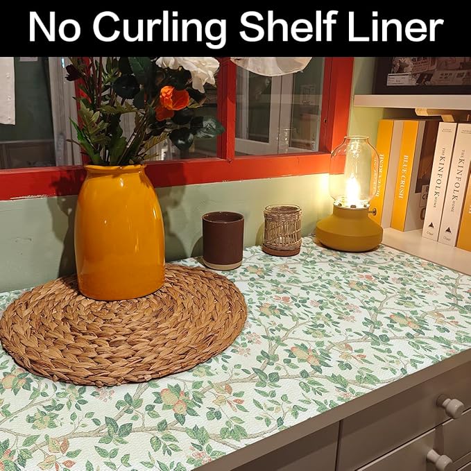 Shelf Liner for Kitchen Cabinets Non Adhesive Drawer Liners Non Slip Cupboard - Image 8