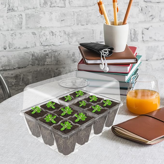 Gardzen 10 Pack Seed Starting Tray, Plant Germination Trays, Seed Starter Kit - Image 6