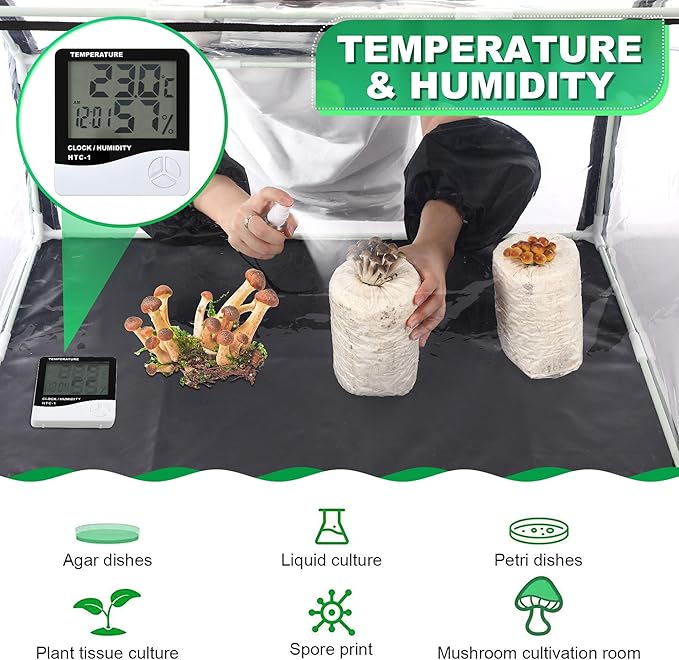 Meonum Large Still Air Box Mushroom Grow Tent, Monotub Kit - Image 4