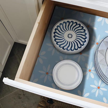 18" W x 96" L Floral Drawer and Shelf Liner - Image 7