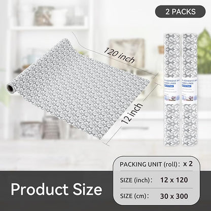FIFTY FEET 12"x120" Non-Adhesive Shelf Liner - Image 5