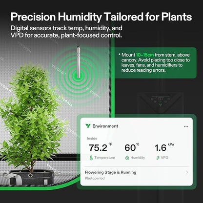 VIVOSUN AeroStream H19 Intelligent Environmental 19L Humidifier - Image 3