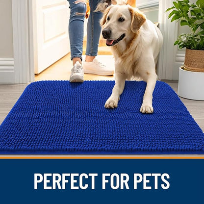 OLANLY Dog Door Mat for Muddy Paws 59x32, Absorbs Moisture and Dirt, Absorbent - Image 6