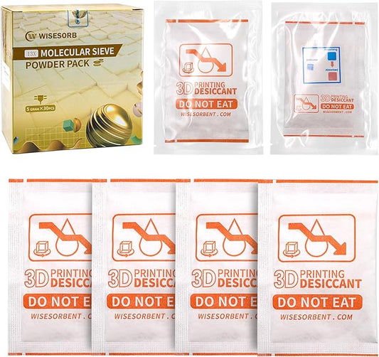30Pcs 5 Gram 13X Molecular Sieve Powder Packs by Wisesorb