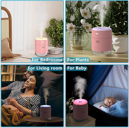 SZO Portable Mini Humidifier, 500ML USB Personal Cool Mist Humidifiers - Image 5
