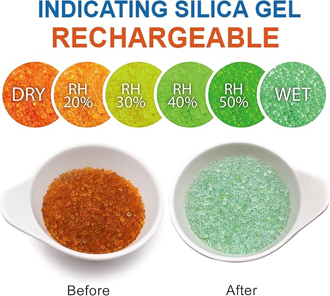 moisture absorbers for storage, 40g desiccant caniters and silica gel - Image 3