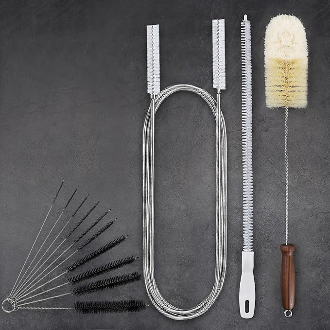 Hookah Brush Cleaning Kit 4 Brushes， Hookah Set | Bottle Cleaner Tube Pipe by YZAHGDS