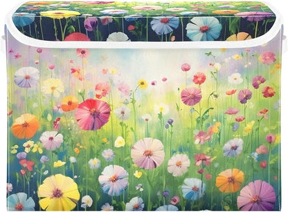 xigua Colorful Flowers Storage Bins by LLCxigua