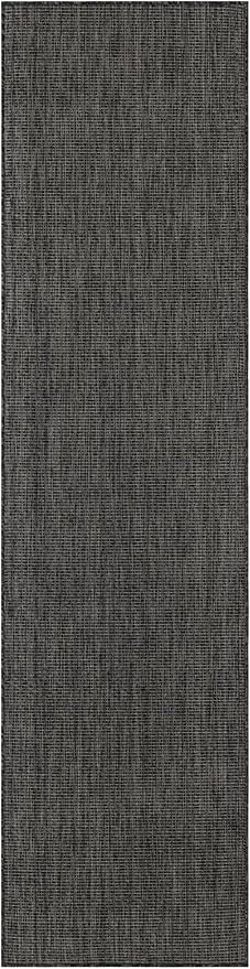 Unique Loom Collection Casual Transitional Solid Heathered Indoor/Outdoor - Image 2