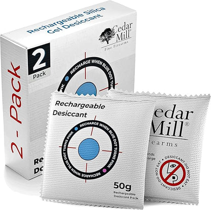 Rechargeable Desiccant Pack – Reusable Moisture Absorber by CedarMillFineFirearms